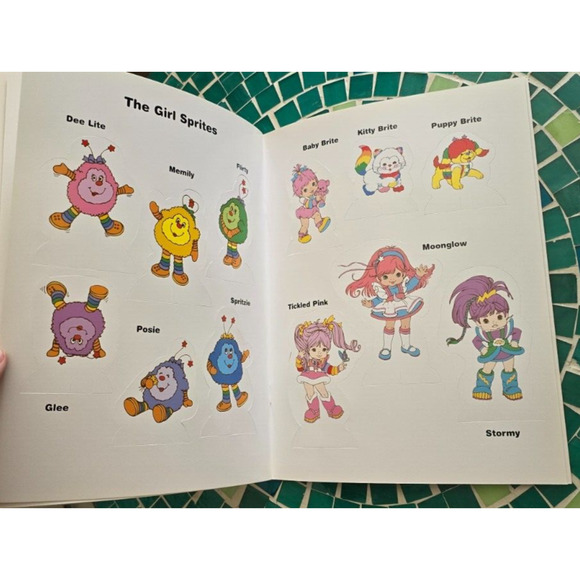RAINBOW BRITE Scholastic books stickers paper dolls coloring NWOT - Picture 14 of 14